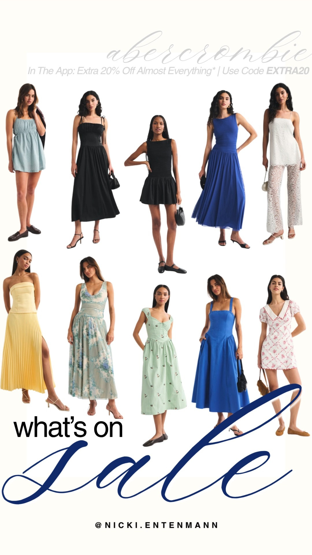 Score an extra 20% off almost everything at Abercrombie when you shop their latest arrivals through the app using code EXTRA20. This massive sale includes viral spring dresses, flattering pleated skirts, and their famous elevated basics in gorgeous seasonal colors. It is the perfect time to build your dream capsule wardrobe with high quality pieces while these steep discounts are still active. These trending styles are moving fast so download the app today to secure your favorite looks before they sell out.

#abercrombie #abercrombiehaul #salealert #springfashion #abercrombiestyle #dealsandsteals #springdresses #appexclusive #capsulewardrobe #shoppinghaul 

 #LTKootd #LTKSaleAlert #LTKTravel