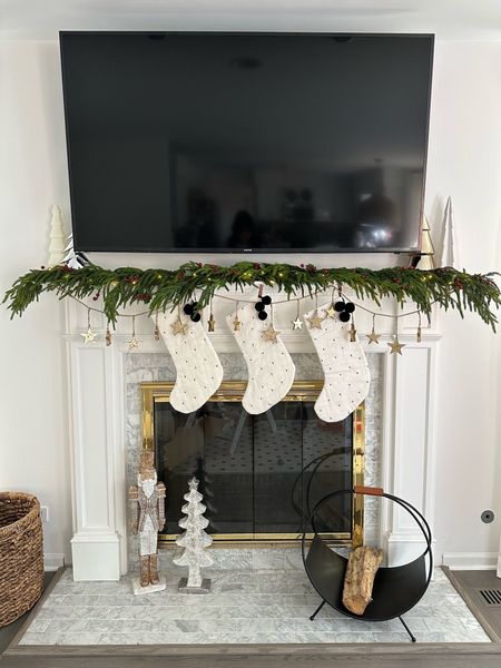 My chimney Christmas decor this year! 

Some stocking that I love from target and the famous garland everyone is getting SaleSale

#LTKHoliday #LTKSeasonal