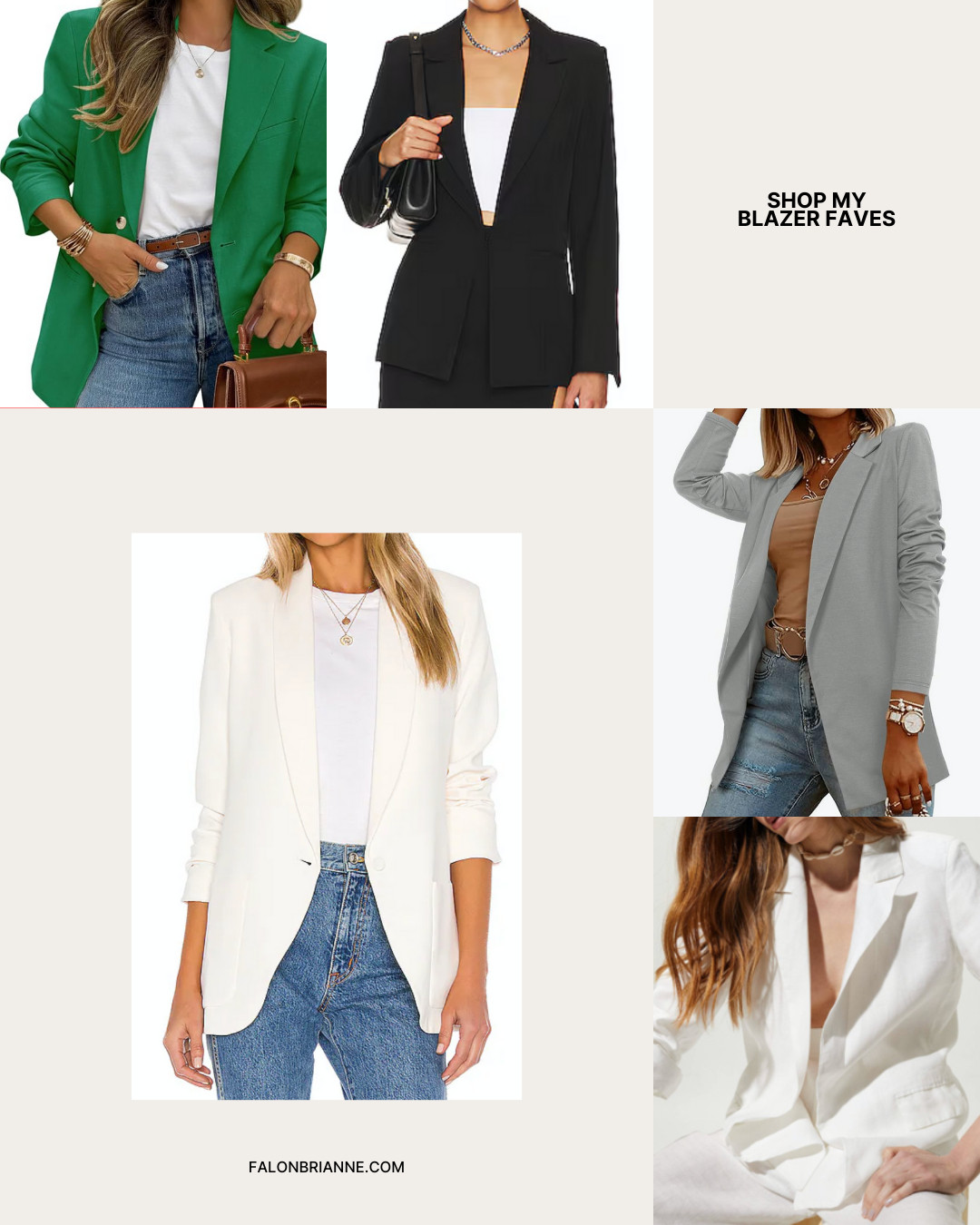 A few of my favorite blazer finds! Perfect for styling up or down, and for women in their 30's and 40's.  

 

#LTKOver40 #LTKPetite #LTKStyleTip