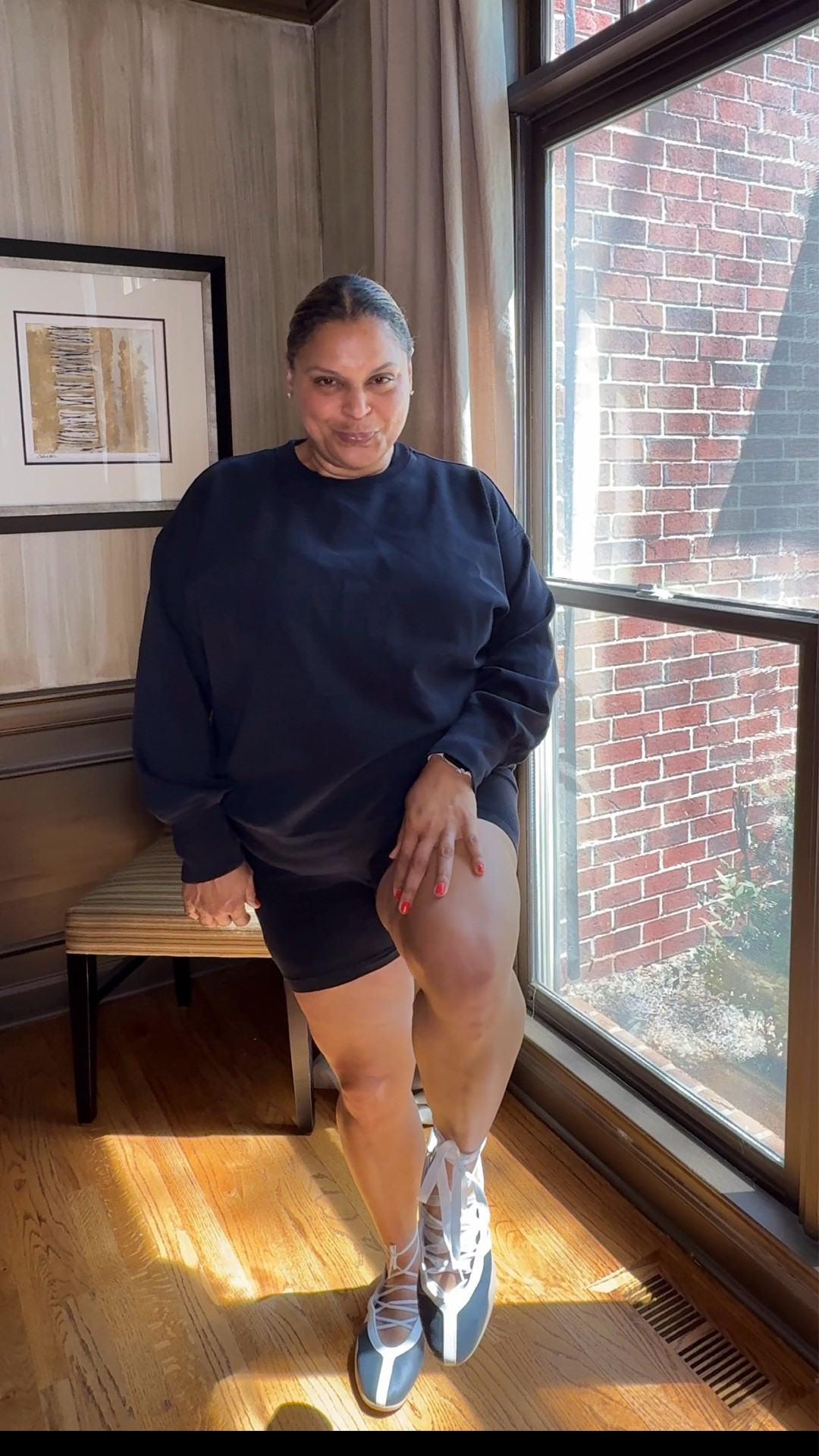 POV: you’re not a sneaker head but you found a pair of sneakers that make you swoon. In love with these. Part ballet flats, part sneakers that come with 3 sets of laces. Can’t wait to style these. Might get another color.
Black sneakers Ballet laces Ballet flats Adidass

#LTKgrwm #LTKMothersDay #LTKOver40