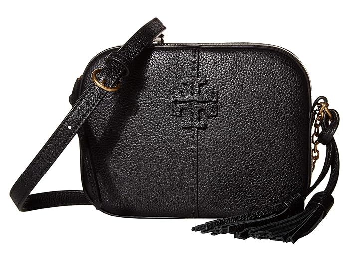 Tory Burch McGraw Camera Bag (Black) Bags | Zappos