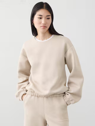 Scuba High-Neck Sweatshirt | Banana Republic Factory