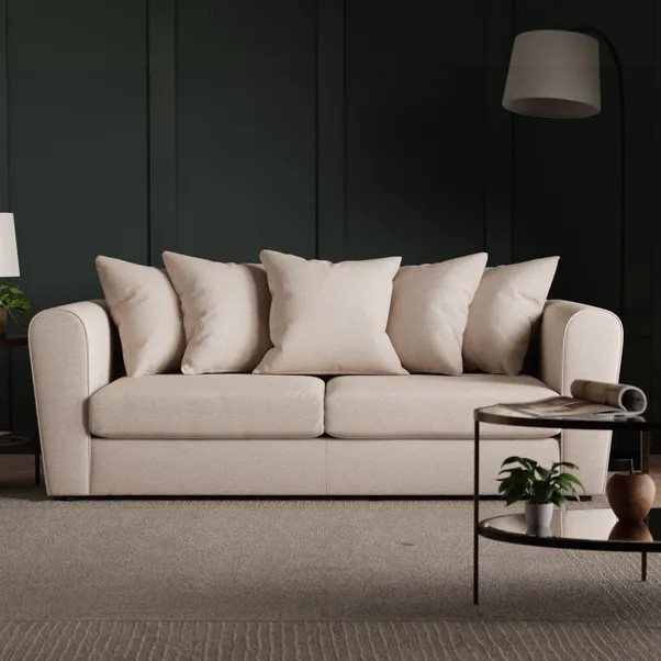 Blake Soft Texture Fabric 3 Seater Sofa | Dunelm (migrated)