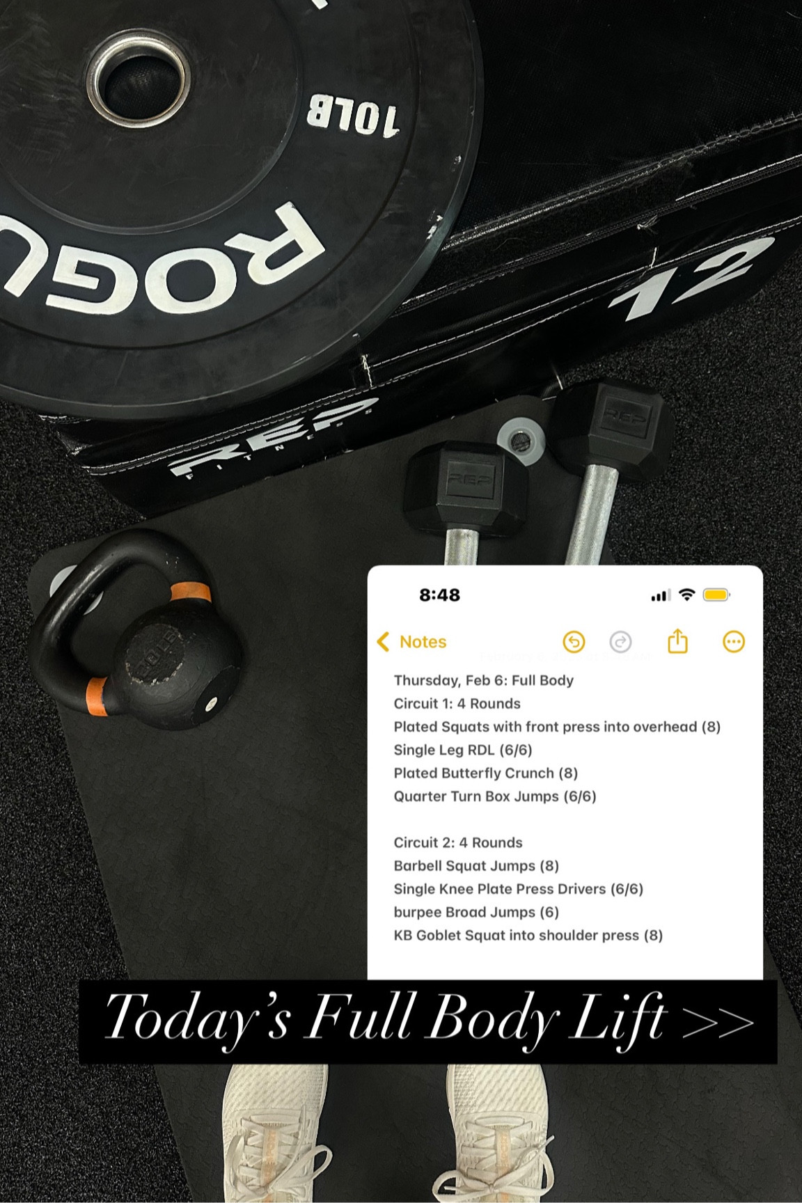 Full Body Lift Day 💪🏽

#LTKFitness #LTKFindsUnder100 #LTKActive