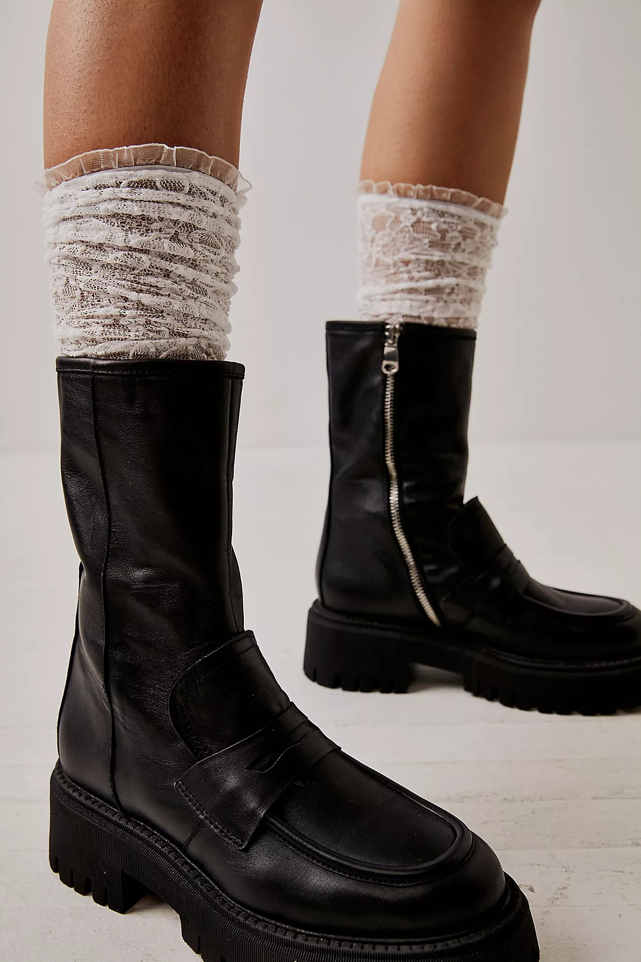 Gunmetal Knee High Socks | Free People (Global - UK&FR Excluded)
