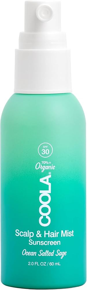 COOLA Organic Scalp Spray & Hair Sunscreen Mist with SPF 30, Dermatologist Tested Hair Care for D... | Amazon (US)