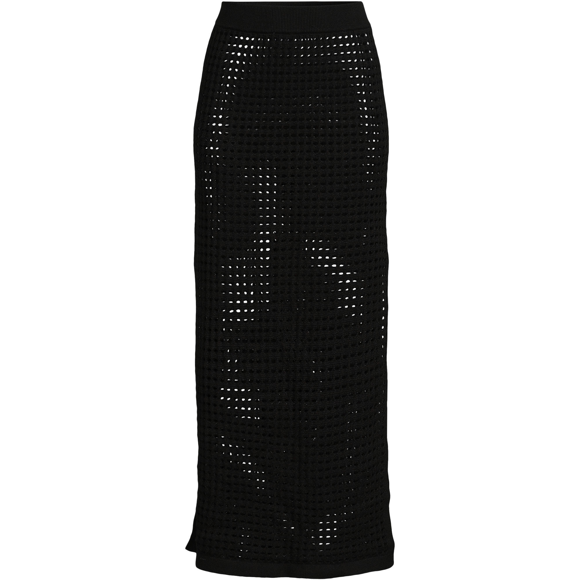 Women's Cotton Open Knit Maxi Swim Cover-up Skirt | Lands' End (US)