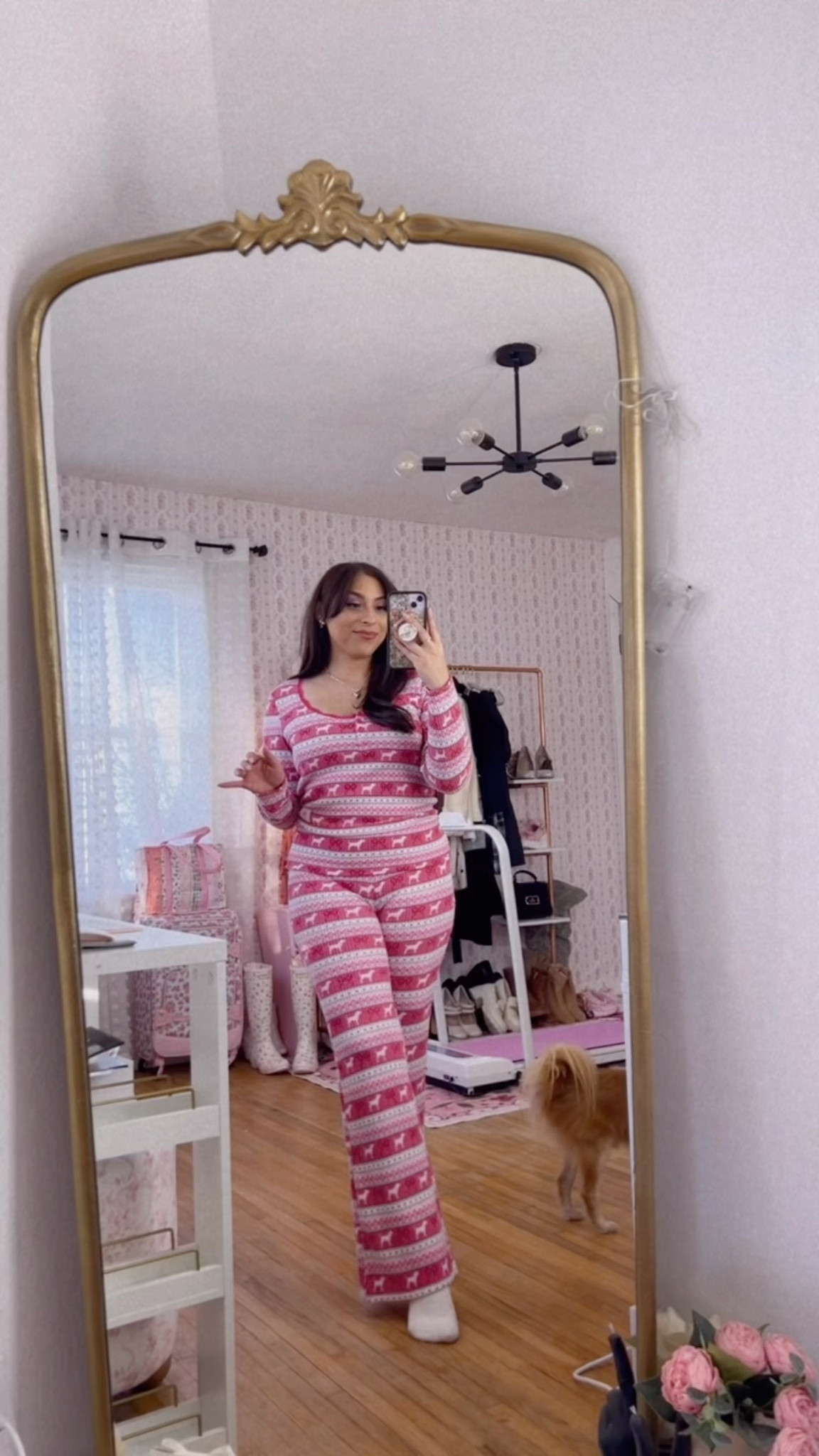 The prettiest waffle knit pajama set from the LoveShackFancy x Pink collection. I immediately need this in the blue color 😍 It’s so soft, super cozy and loooove the fold over pants. If you are looking for the perfect Christmas pjs and gift, this is it 💗💗

#LTKHoliday #LTKSaleAlert #LTKGiftGuide