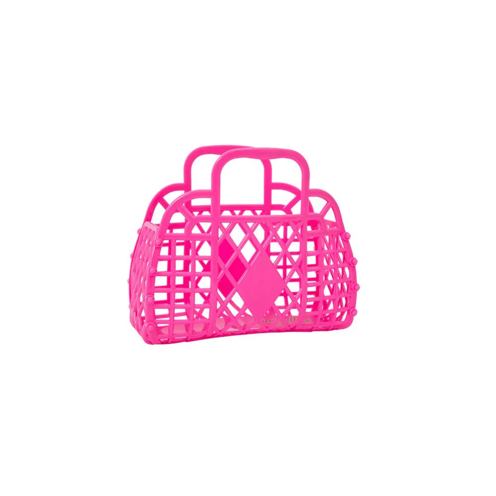 Retro Basket Jelly Bag, Berry Pink - Mini | Shop Sweet Lulu
