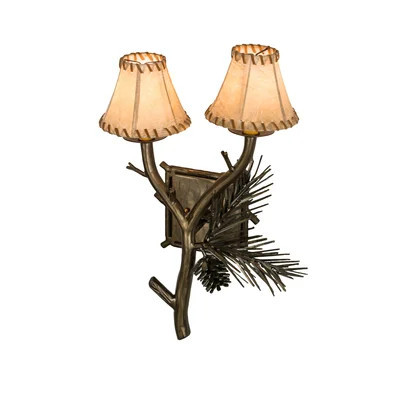 Pine Wood 2 - Light Candle Wall Light | Perigold