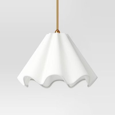 Wavy Shade Collection Pendant White - Threshold™ | Target