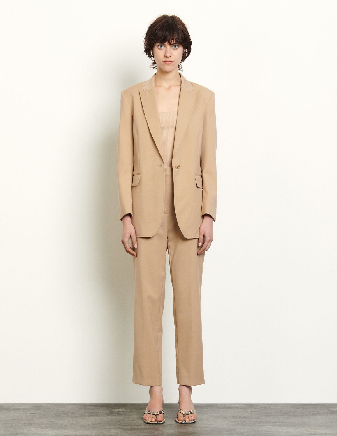 Tailored jacket with darts | Sandro Paris (US)