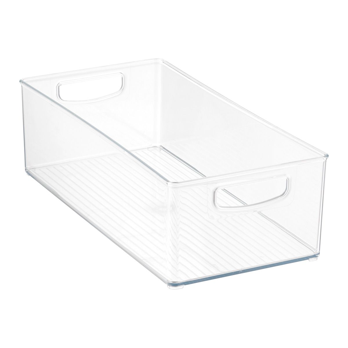 IDESIGN Linus Large Deep Drawer Bin Clear | The Container Store