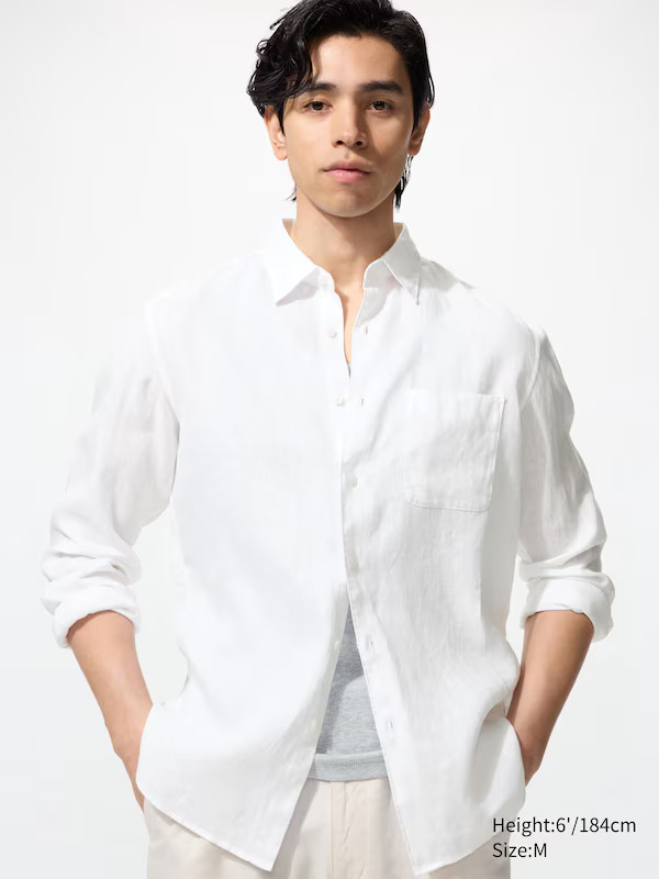 Premium Linen Shirt | UNIQLO (US)