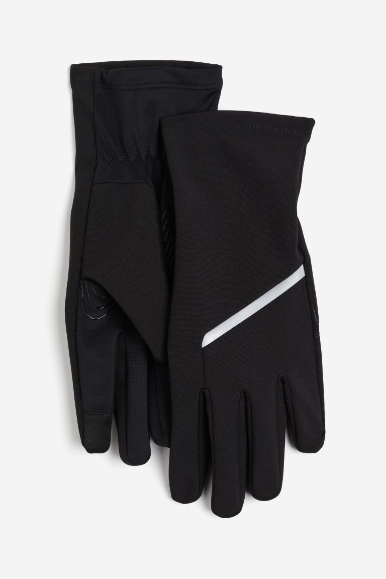 DryMove™ Running Gloves - Black - Men | H&M US | H&M (US + CA)