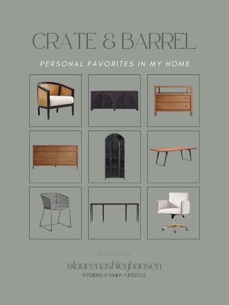 Crate & Barrel finds that I own and absolutely love! It’s no secret that Crate & Barrel is one of my go-tos, especially with their outlet nearby, but the quality and style of their pieces are truly like none other! 

#LTKstyletip #LTKhome