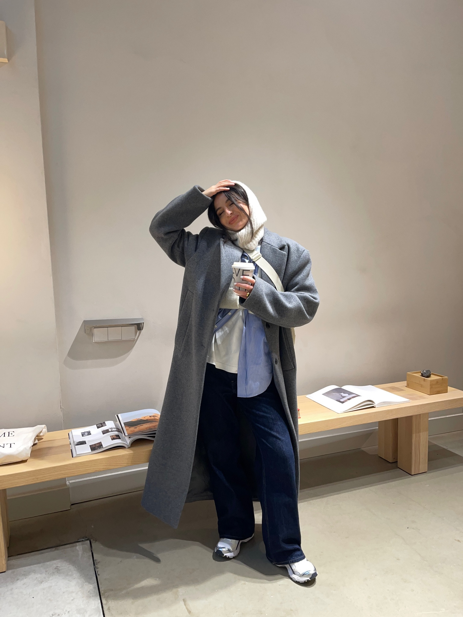 Layers on layers 

Autumn winter style, Amsterdam outfits, city break outfits, fall fashion, winter fashion, street style, grey oversized coat, baggy jeans outfits, uniqlo outfits 

#LTKGift 

#LTKstyletip #LTKeurope