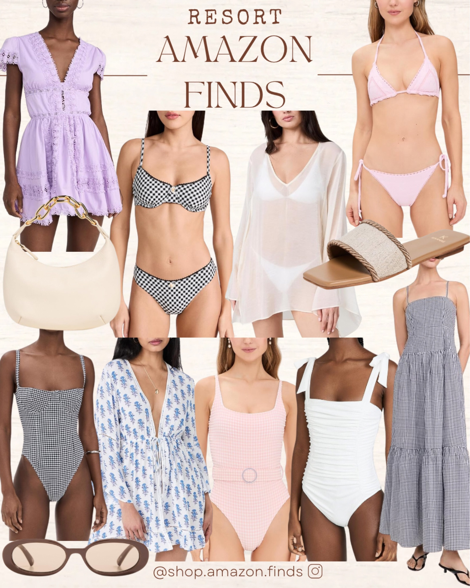 Some resort wear from ShopBop on Amazon! From gorgeous dresses to swimwear these fashion finds are sure to make for the perfect vacation look!

#LTKItBag #LTKStyleTip #LTKSwim
