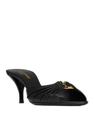 SAINT LAURENT Women's Babylone Mules  | Bloomingdale's Shoes | Bloomingdale's (US)