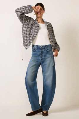 AGOLDE Women's Luna Pieced Jean, Size 26, Logical Blue | Evereve