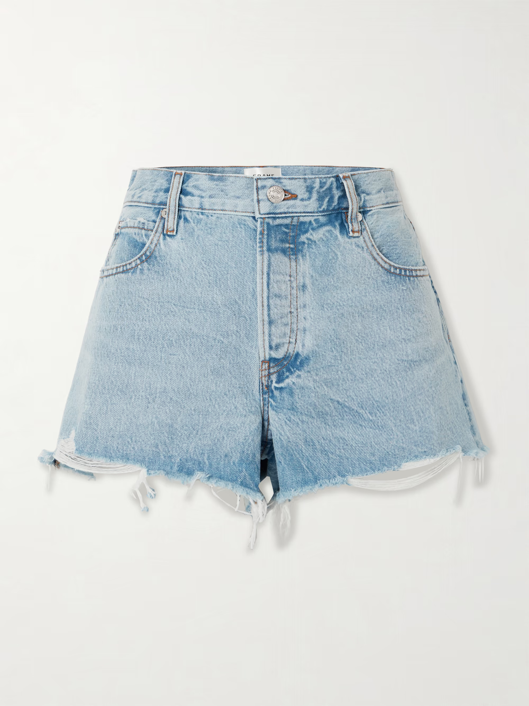 The Hang distressed denim shorts | NET-A-PORTER (UK & EU)
