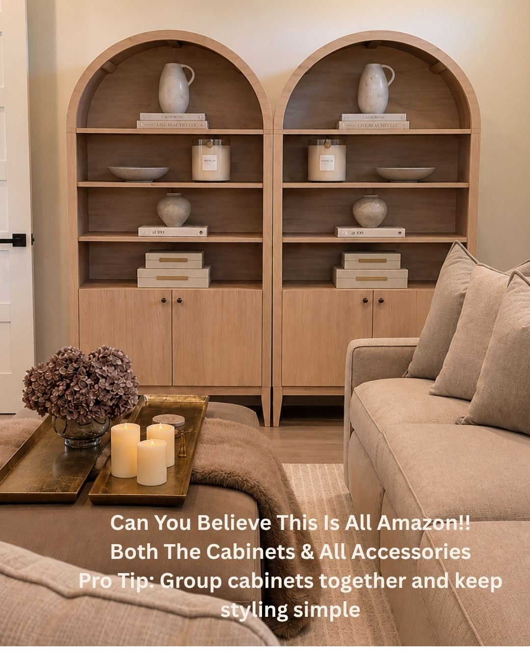 These Amazon hutches are simply stunning, doubling them up instantly makes the space feel more grand, intentional, and beautifully balanced. It’s such an easy way to create a high‑end, curated moment that feels elevated without overwhelming the room. 


Summerthompsonstyles

---

amazon hutches grand styling elevated decor modern home neutral aesthetic home accents styled hutches curated space

#LTKU #LTKHome #LTKdayinmylife