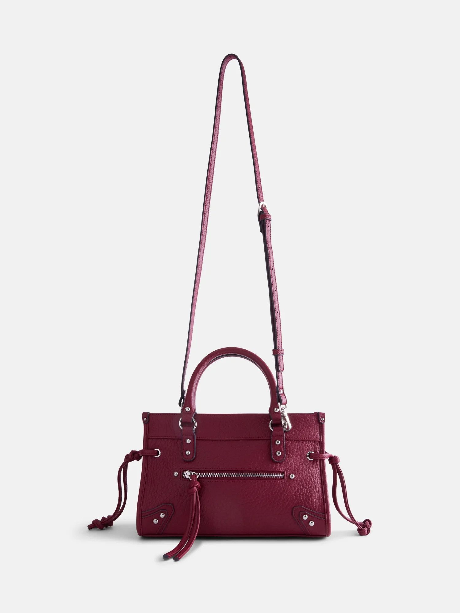 No Boundaries Women's Fashion Square Tote Bag, Rich Red | Walmart (US)