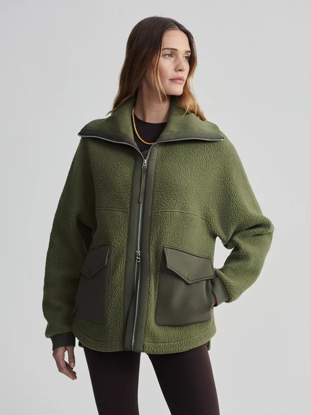 Eleanor Patch Pocket Fleece | Varley UK | Varley UK
