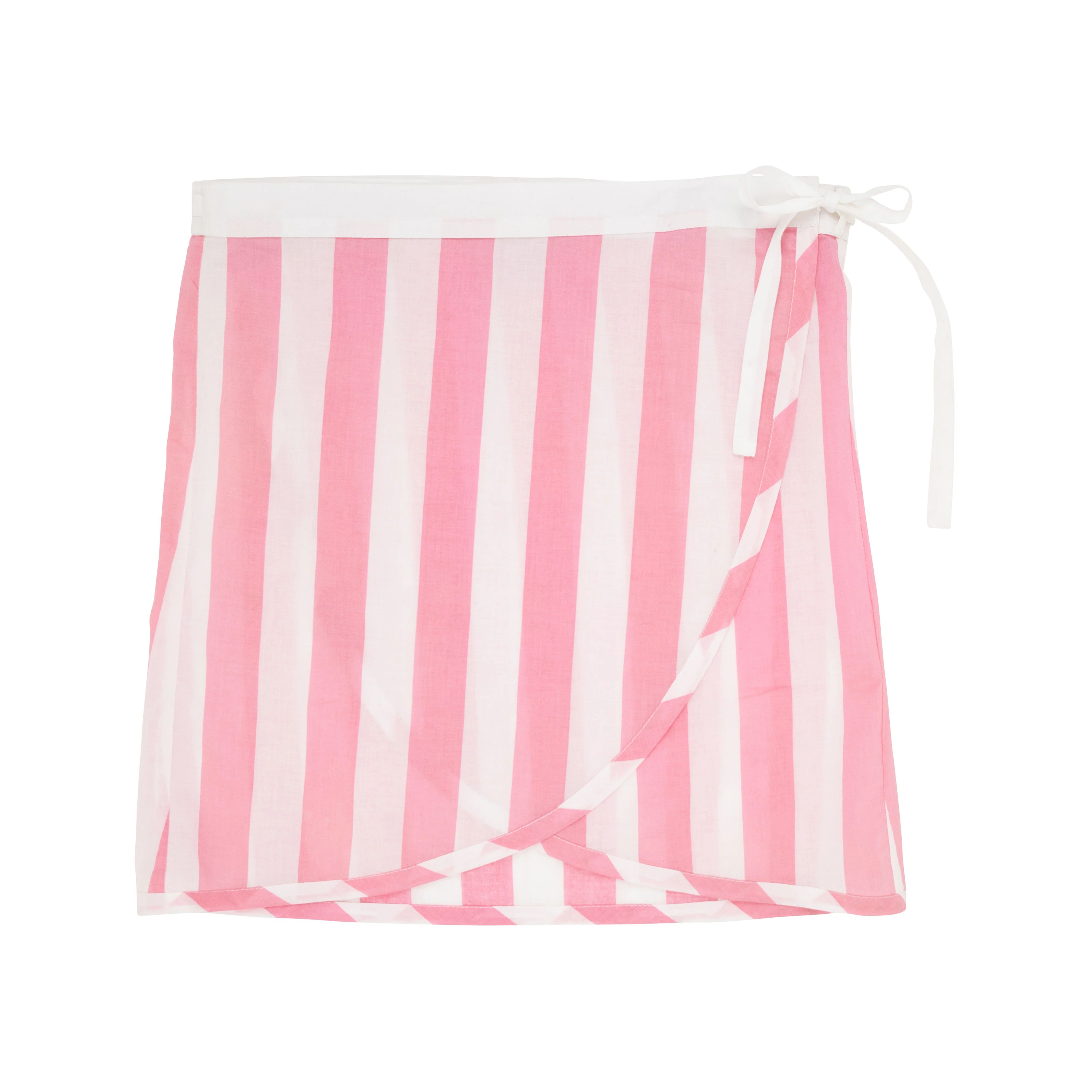 Wrap Song Sarong (Ladies) - Hamptons Hot Pink Stripe | The Beaufort Bonnet Company