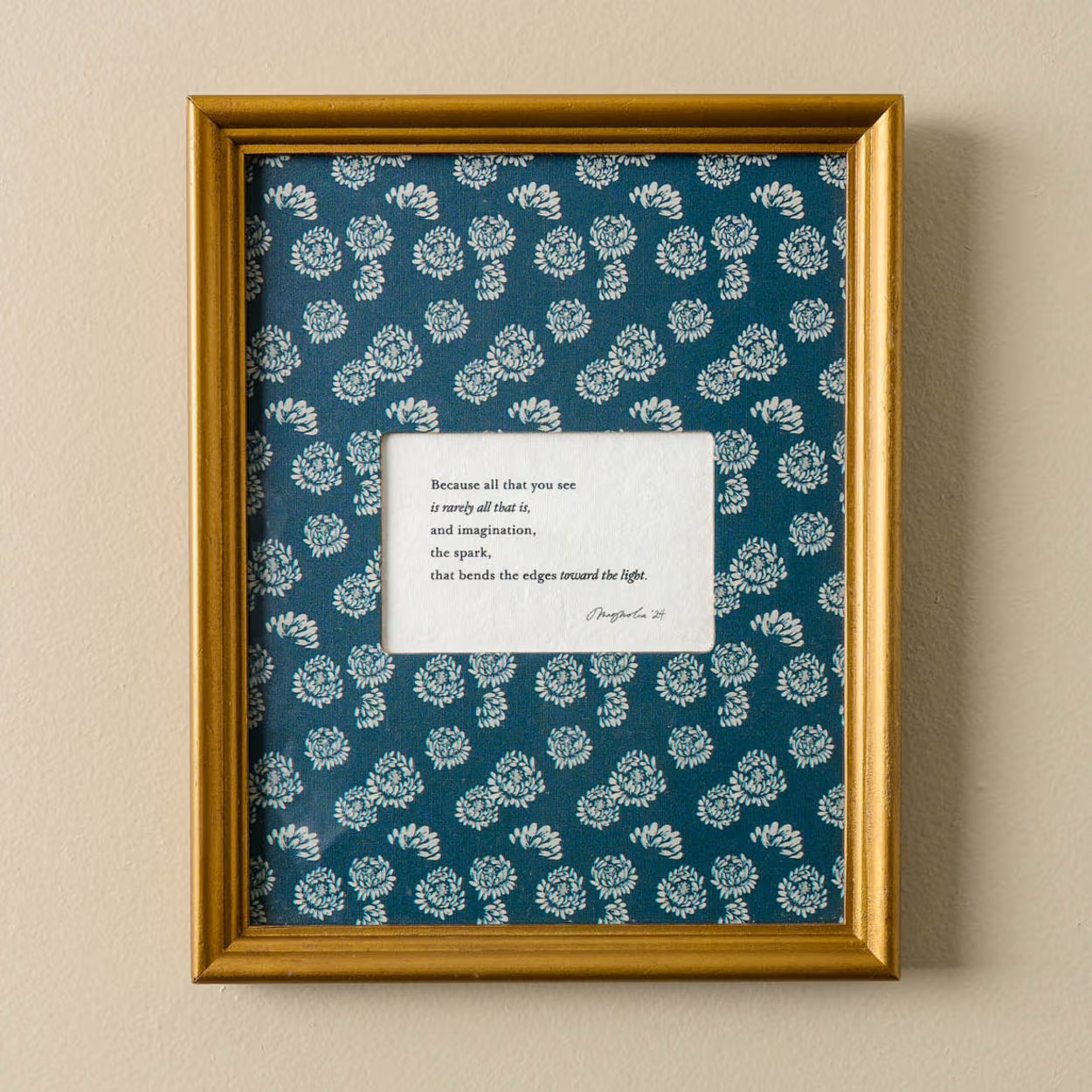 All That Is Framed Poem | Magnolia
