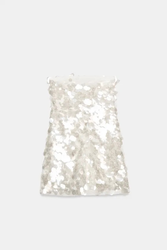 VESTITO MINI A FASCIA CON PAILLETTES | Zara IT