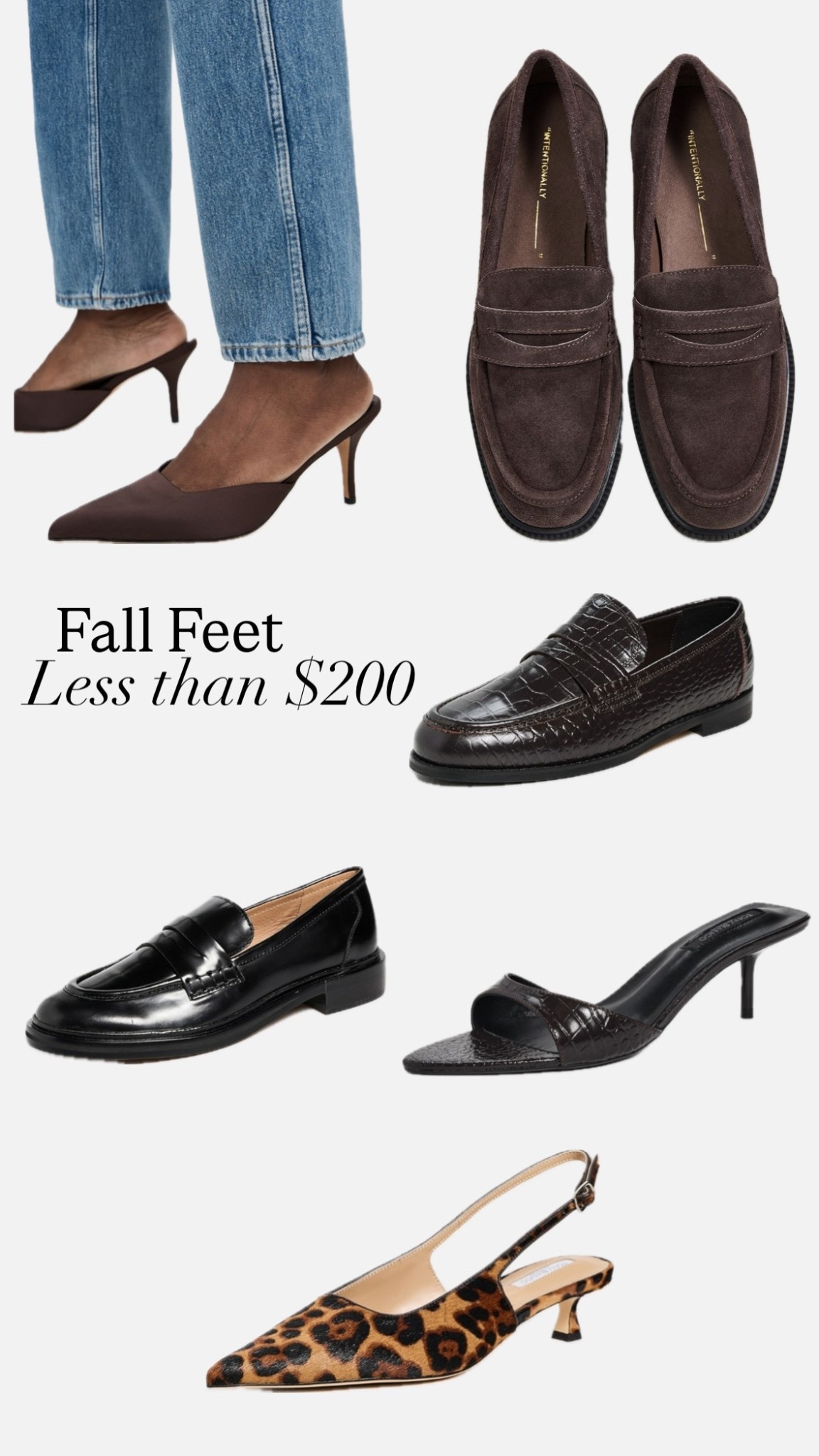 Fall must haves from the footwear dept — daily edit cover from Found by Em