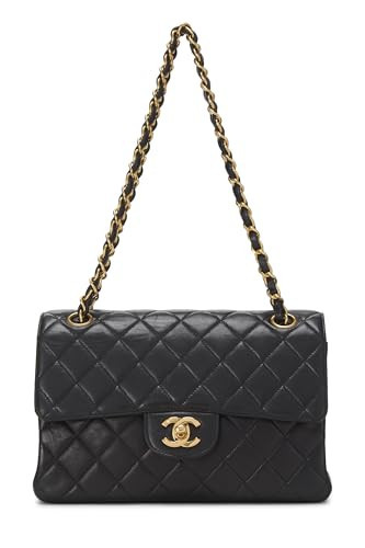 Chanel, Pre-Loved Black Quilted Lambskin Double Sided Flap Small, Black | Amazon (US)