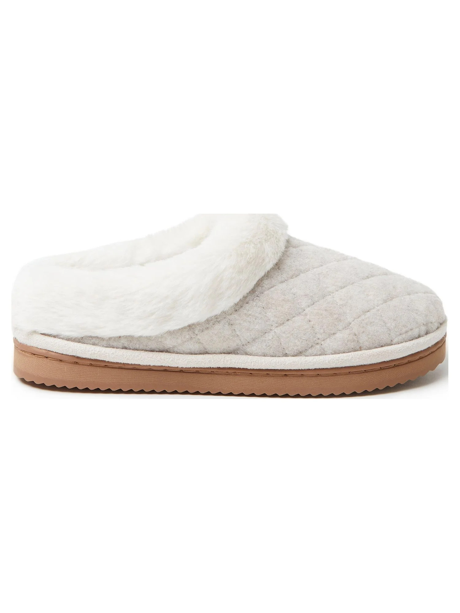 Dearfoams Cozy Comfort Women's Wool Inspired Clog Slippers - Walmart.com | Walmart (US)