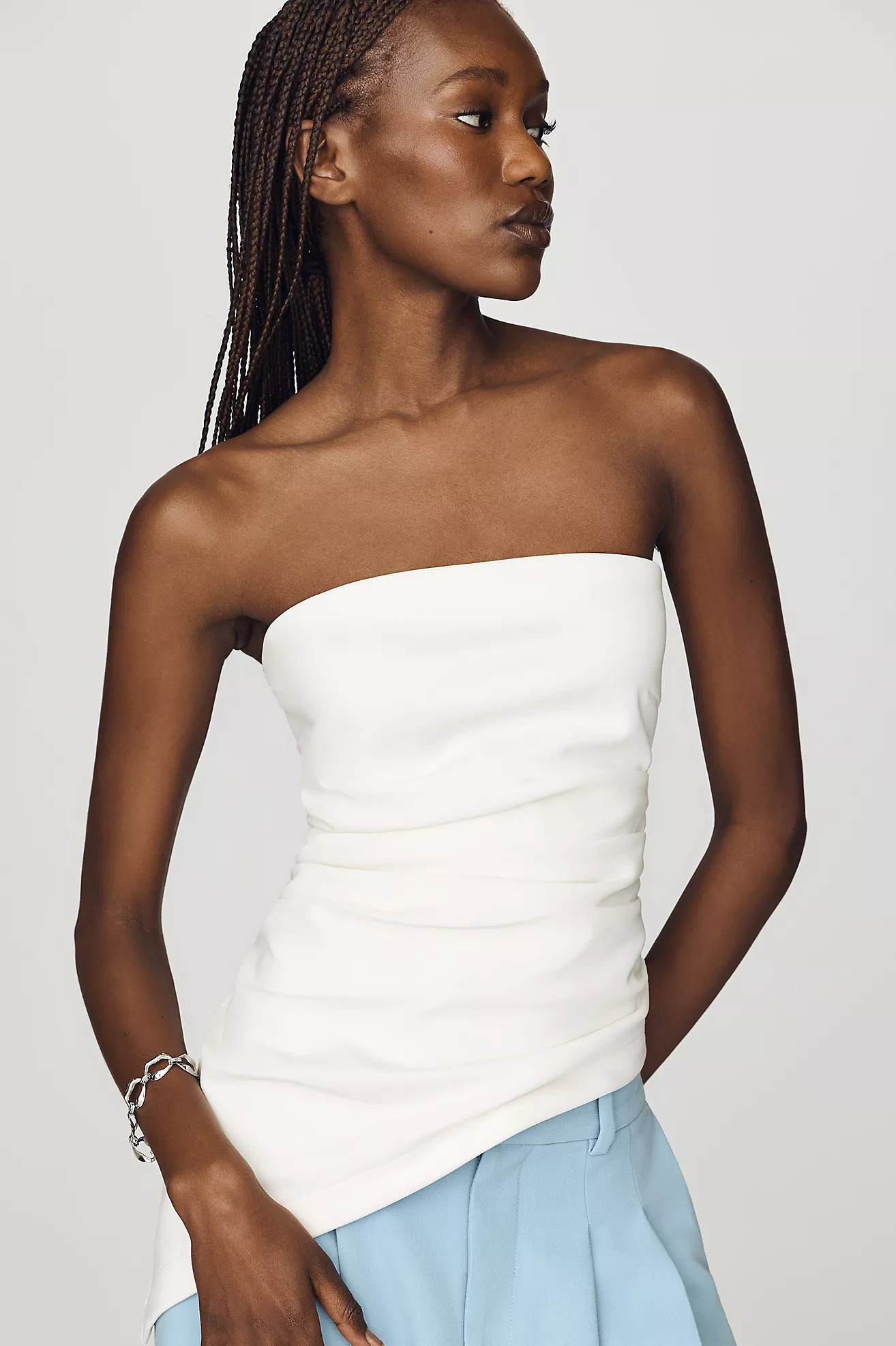 Maeve Asymmetric Tube Top | Anthropologie (US)