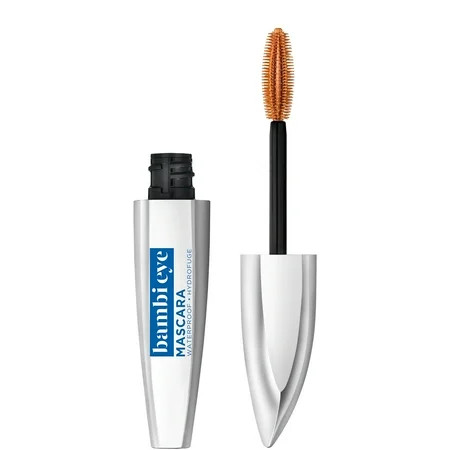 L'Oreal Paris Bambi Eye Waterproof Mascara, Lasting Volume, Blackest Black, 0.21 fl. oz. | Walmart (US)