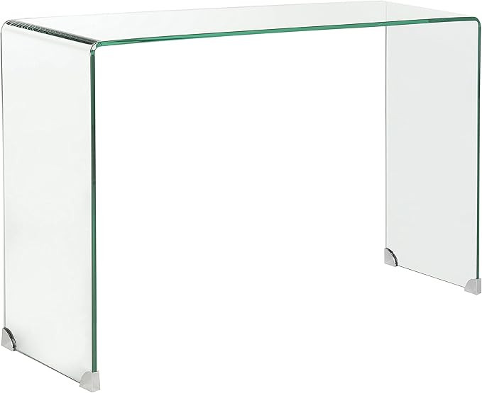 Safavieh Home Collection Ambler Clear Console Table 13.8 in x 43.3 in x 29.5 in | Amazon (US)