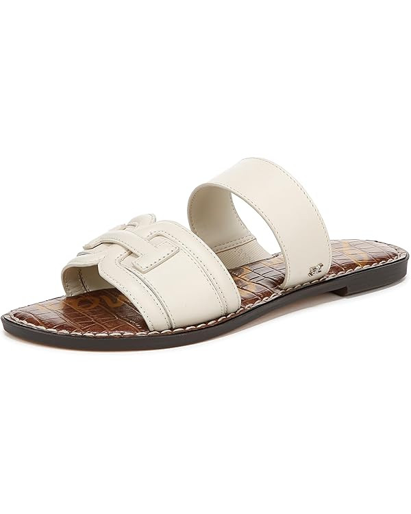 Sam Edelman Women's Gabi Flat Sandal, Modern Ivory, 6.5 : Amazon.ca: Clothing, Shoes & Accessorie... | Amazon (CA)