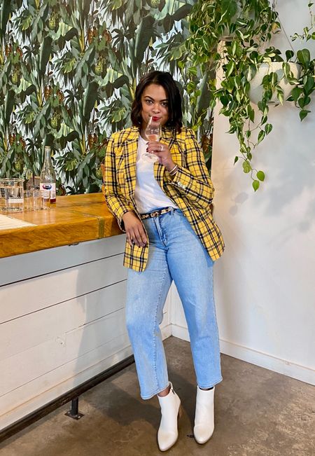 A blazer is a classic staple for the closet! So is anything plaid. Put them together and you’ve got some magic. Happy with my “Clueless” + 90’s inspired weekend look! 
Oh! And the blazer is on sale for $12. Get it!
—


#LTKFind #LTKstyletip #LTKSale