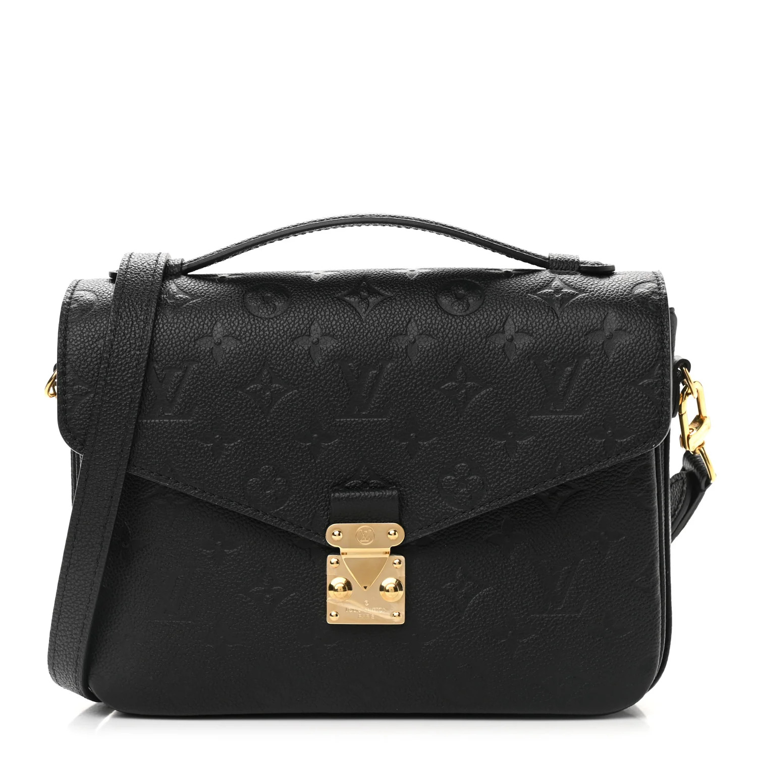 LOUIS VUITTON Empreinte Pochette Metis Black | FASHIONPHILE | Fashionphile