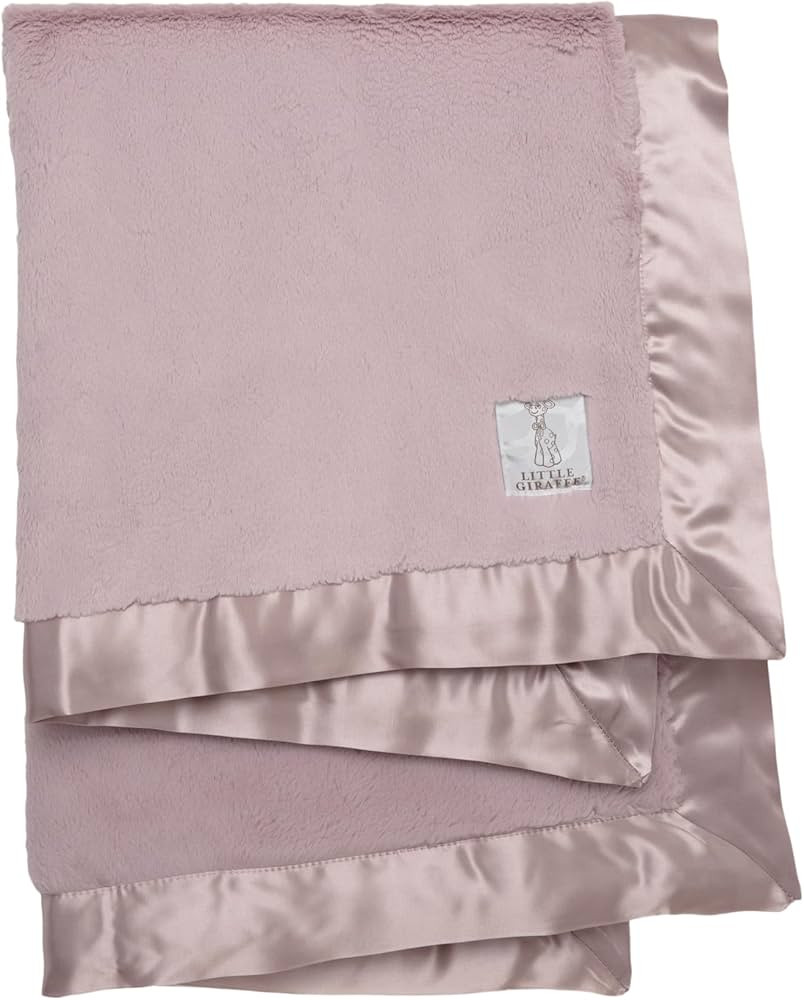 Little Giraffe Baby Blanket - Luxe Soft Blanket with Satin Trim - Baby Stroller Blanket - Newborn... | Amazon (US)