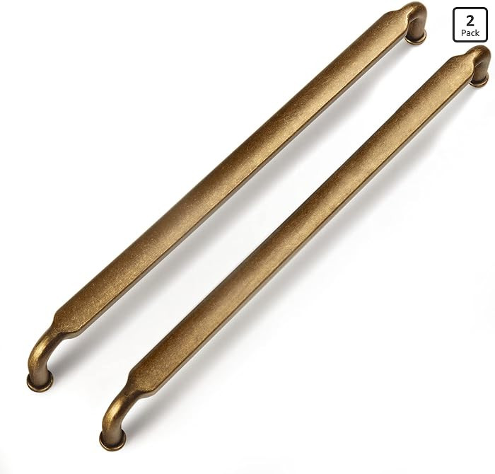 Goo-Ki 2 Pack 10 Inch （256mm） Hole Center Cabinet Pulls Antique Brass Zinc Alloy Kitchen Draw... | Amazon (US)