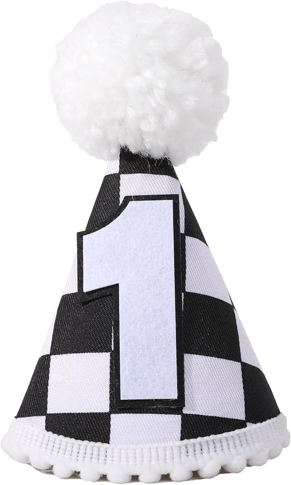 Race Car One Birthday Hat - Race Car 1st Birthday Party Decorations,Boy Fast One Birthday Hat Out... | Amazon (US)
