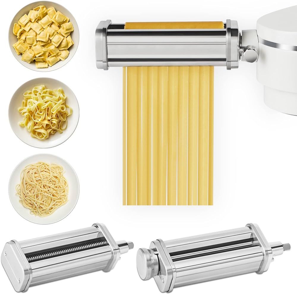 Instant Pot Pasta Maker Attachment for Instant Stand Mixer Pro, Includes Pasta Roller, Fettucine ... | Amazon (US)