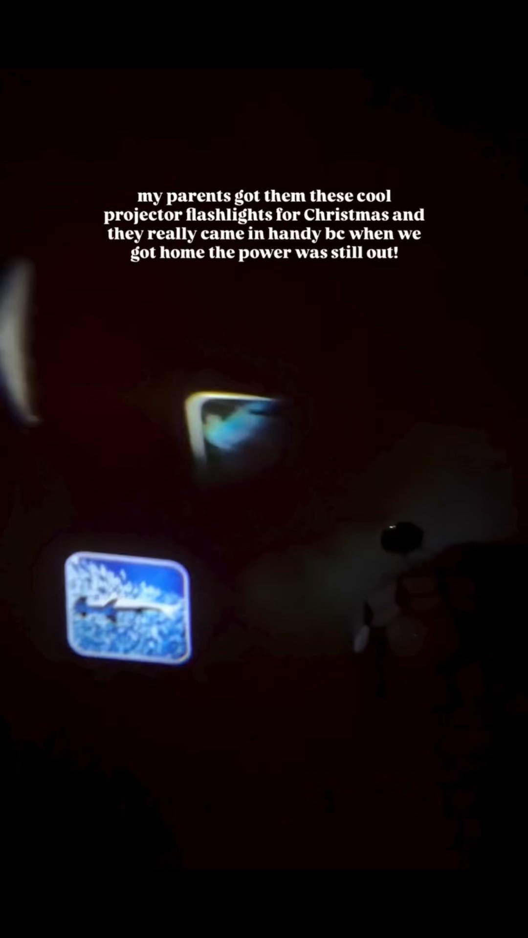 My parents got the kids these fun projector flashlights for Christmas and they really came in handy last night! When we got home the power was still out! 

#LTKKids #LTKGiftGuide #LTKFindsUnder50