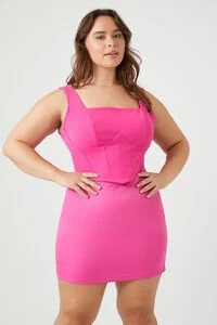 Plus Size High-Rise Mini Skirt | Forever 21 (US)