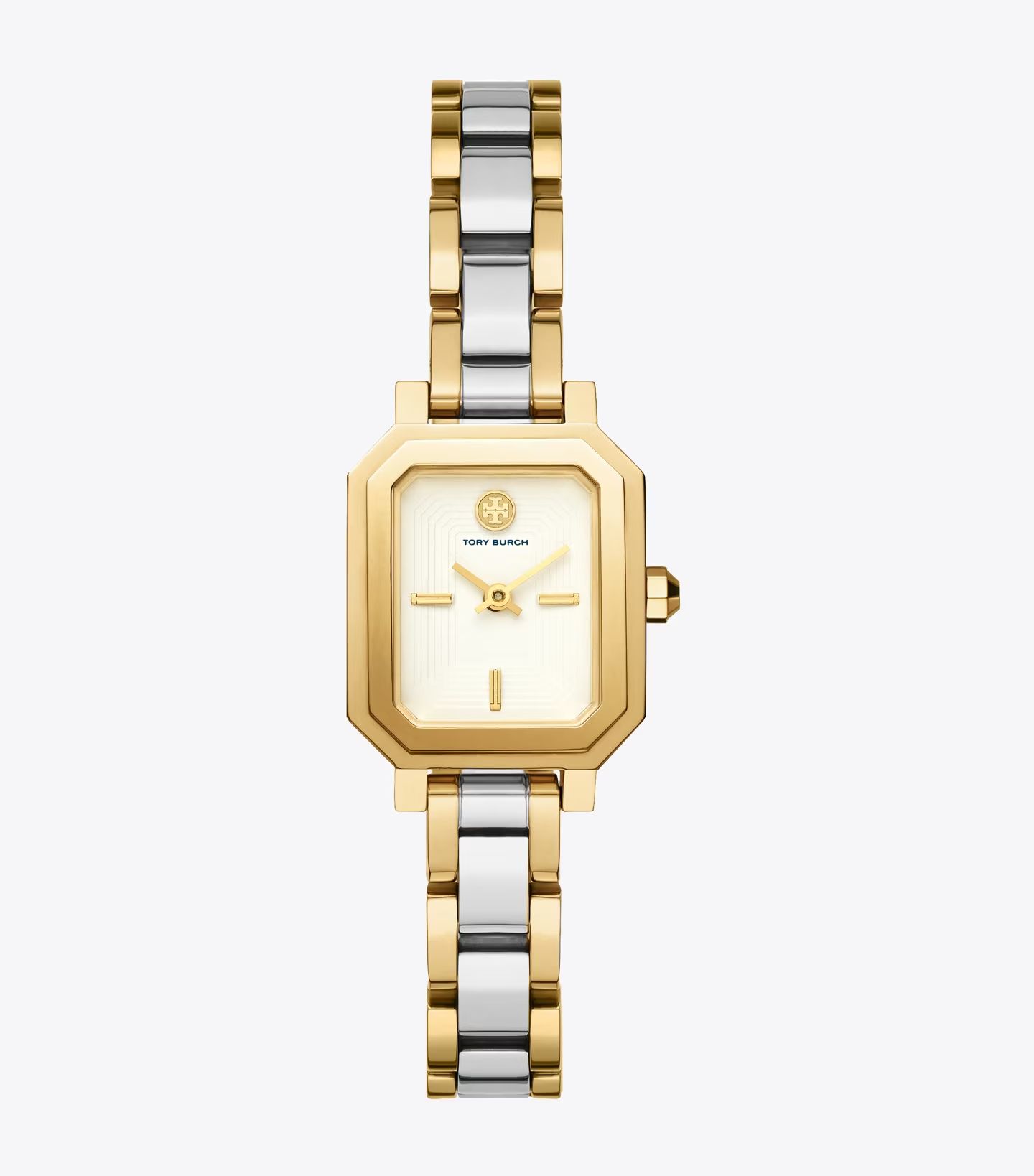 Robinson Mini Watch, Two-Tone Gold/Stainless Steel/Ivory, 22 MM: Women's Designer Strap Watches |... | Tory Burch (US)