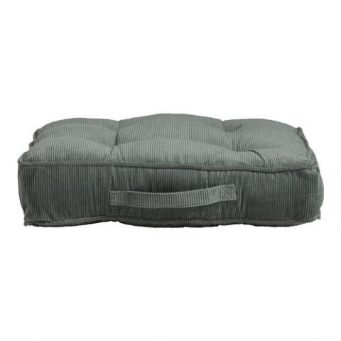 Tufted Corduroy Gusseted Floor Cushion | World Market