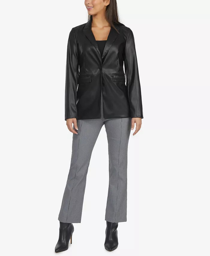 Women's Leather Blazer | Macy's