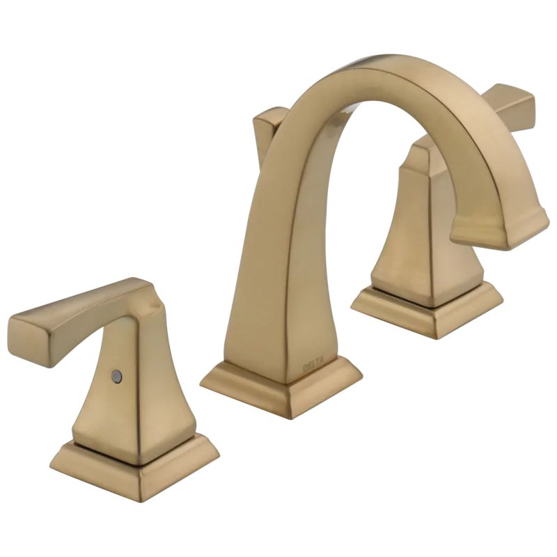 Dryden Widespread Bathroom Faucet 3 Hole, 2-handle Bathroom Sink Faucet with Drain Assembly | Wayfair North America